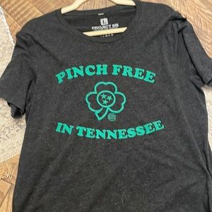 Nashville original Project 615 tee grey and green size L
